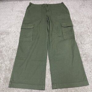 Universal Thread Pants Cargo Green Pockets Women’s Size 16